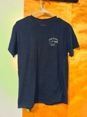 Pink Floyd Black Short Sleeve Tee with Small Prism Graphic